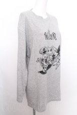 画像3: NieR Clothing / プリント長袖Tシャツ  グレー S-26-08-18-026-PU-TS-AS-ZS (3)