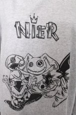 画像4: NieR Clothing / プリント長袖Tシャツ  グレー S-26-08-18-026-PU-TS-AS-ZS (4)