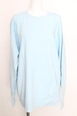 画像1: NieR Clothing / プリントスウェット  サックス S-26-08-18-028-PU-TO-AS-ZS (1)