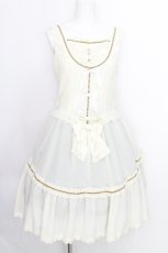 画像1: metamorphose / ペチコート付フリルジャンパースカート  オフ S-26-08-21-025-ME-OP-AS-ZS (1)