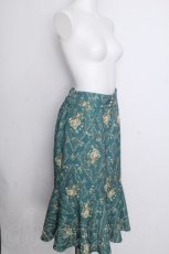 画像3: axes femme POETIQUE / 花柄プリントスカート  グリーン S-26-08-21-047-AX-SK-HR-ZS (3)