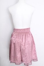画像2: axes femme / アソート柄編上ショートパンツ  ピンク S-26-08-21-048-AX-PA-AS-ZS (2)