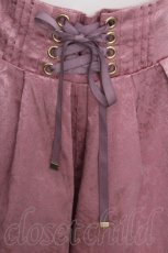 画像4: axes femme / アソート柄編上ショートパンツ  ピンク S-26-08-21-048-AX-PA-AS-ZS (4)