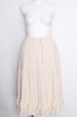画像1: axes femme kawaii / ミディフリルペチスカート  オフ S-26-08-21-049-AX-SK-AS-ZS (1)