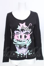 画像1: Banana Fish / プリントTシャツ  黒 S-26-08-21-1040-PU-TO-AS-ZS (1)