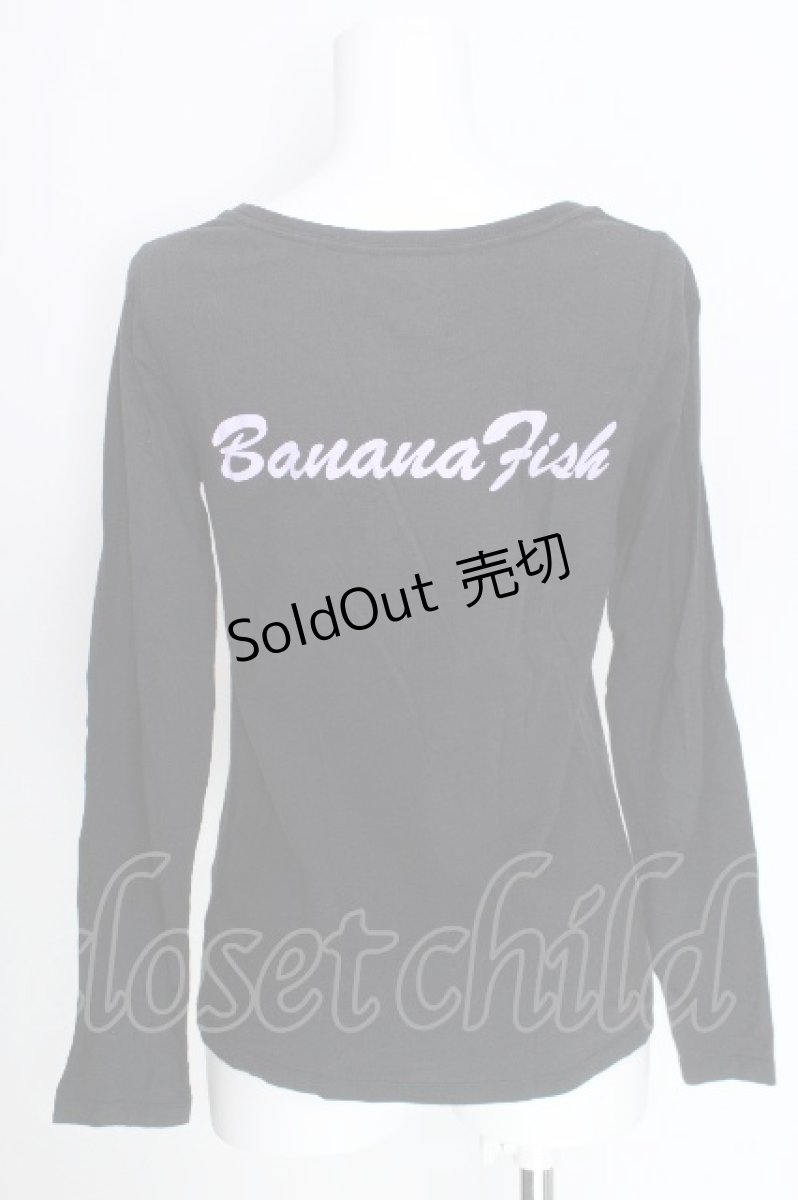 画像2: Banana Fish / プリントTシャツ  黒 S-26-08-21-1040-PU-TO-AS-ZS (2)
