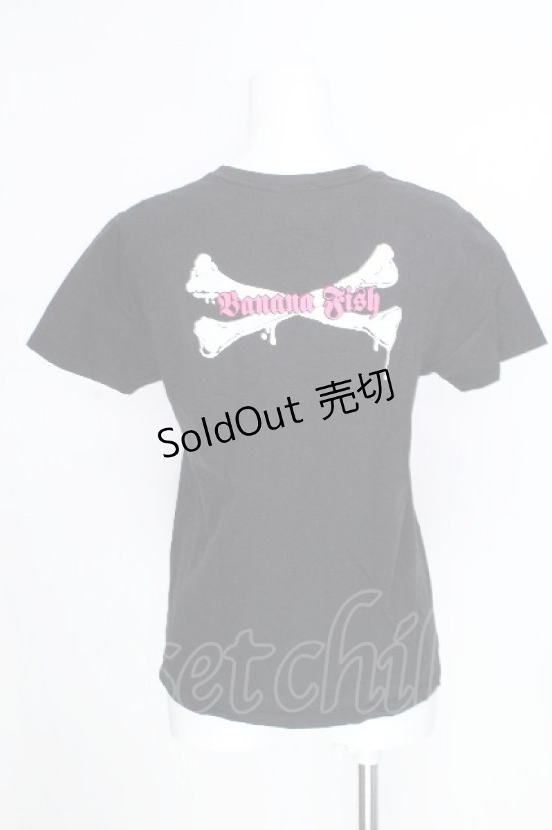 画像2: Banana Fish / プリントTシャツ  黒 S-26-08-21-1043-PU-TO-AS-ZS (2)