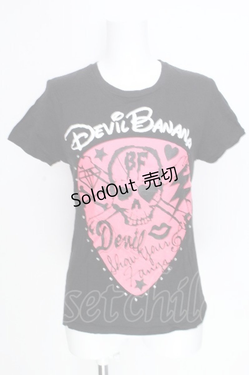 画像1: Banana Fish / プリントTシャツ  黒 S-26-08-21-1044-PU-TO-AS-ZS (1)