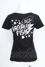 画像2: Banana Fish / プリントTシャツ  黒 S-26-08-21-1046-PU-TO-AS-ZS (2)