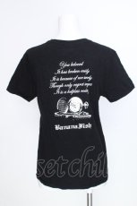 画像2: Banana Fish / プリントTシャツ  黒 S-26-08-21-1047-PU-TO-AS-ZS (2)