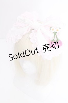 Preview of ゆらゆらいちごのStrawberry Gardenカチューシャ  白ｘピンク