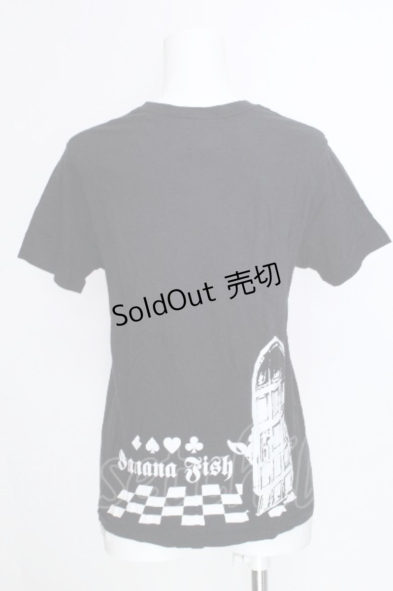 画像2: Banana Fish / プリントTシャツ  黒 S-26-08-21-1048-PU-TO-AS-ZS (2)