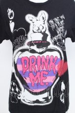画像3: Banana Fish / プリントTシャツ  黒 S-26-08-21-1048-PU-TO-AS-ZS (3)