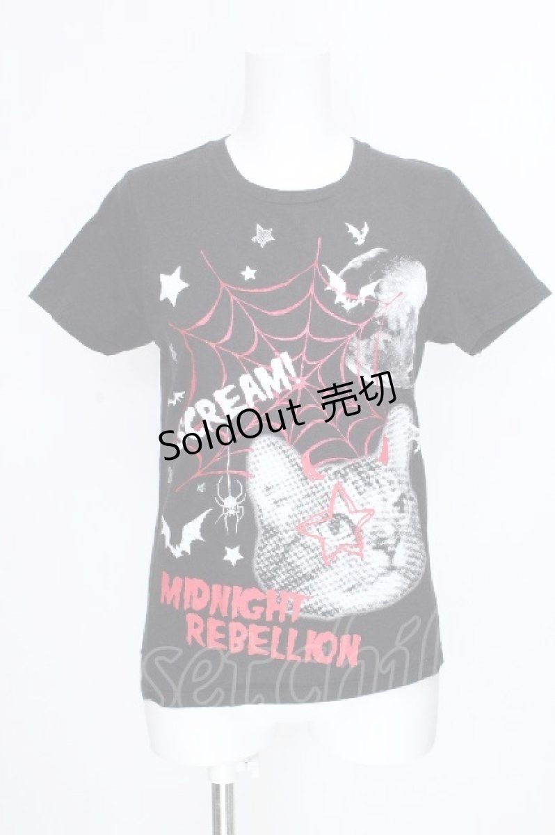 画像1: Banana Fish / プリントTシャツ  黒 S-26-08-21-1049-PU-TO-AS-ZS (1)