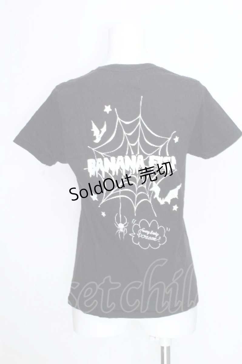 画像2: Banana Fish / プリントTシャツ  黒 S-26-08-21-1049-PU-TO-AS-ZS (2)