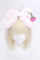 画像2: BABY,THE STARS SHINE BRIGHT / ゆらゆらいちごのStrawberry Gardenカチューシャ  白ｘピンク S-26-08-21-1006-BA-AC-AS-ZS (2)