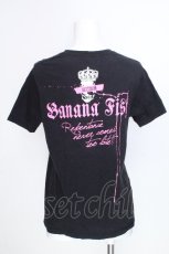 画像2: Banana Fish / プリントTシャツ  黒 S-26-08-21-1054-PU-TO-AS-ZS (2)