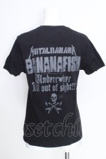 画像2: Banana Fish / プリントTシャツ  黒 S-26-08-21-1055-PU-TO-AS-ZS (2)