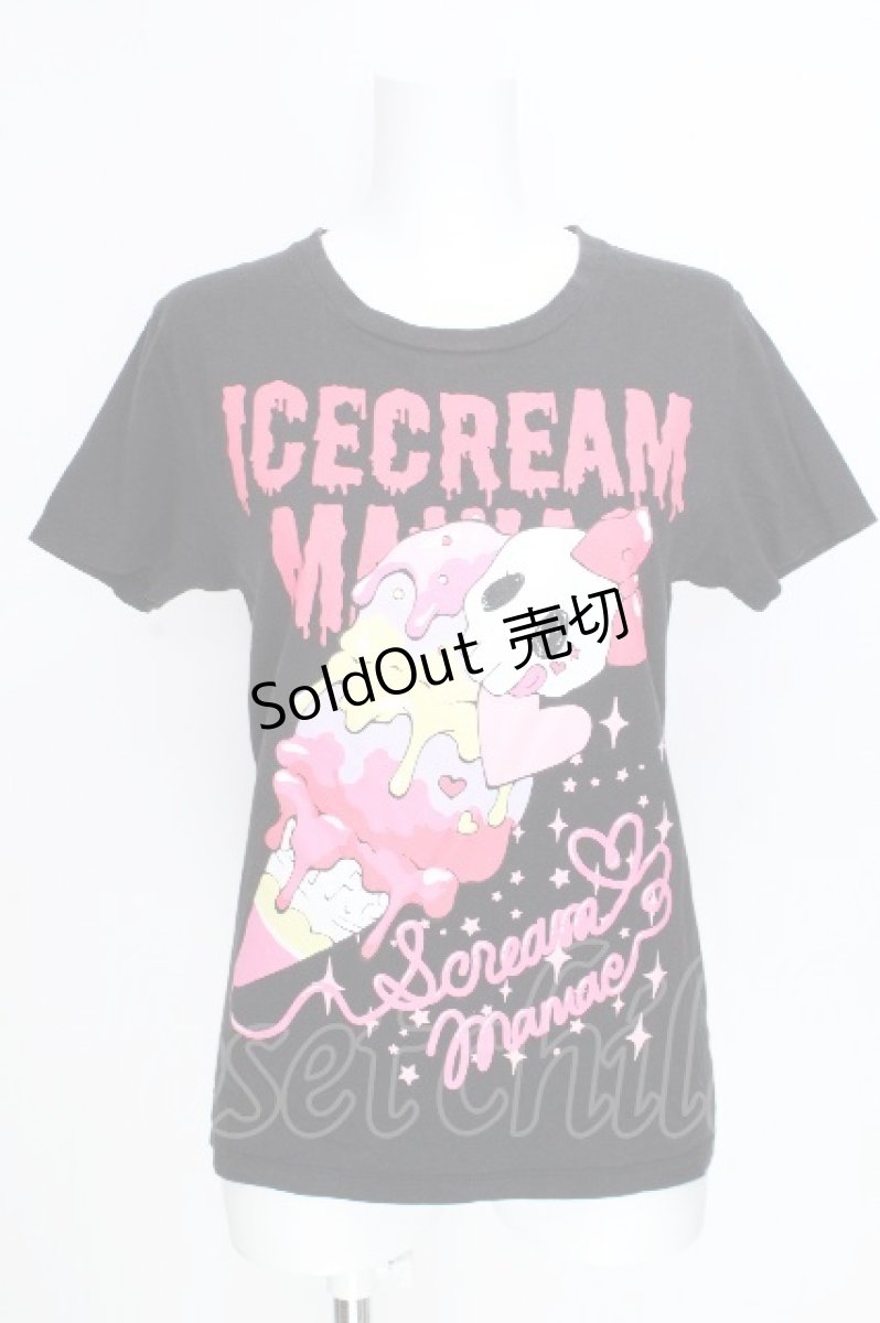画像1: Banana Fish / プリントTシャツ  黒 S-26-08-21-1056-PU-TO-AS-ZS (1)