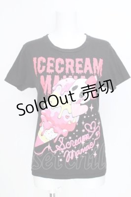 Preview of プリントTシャツ  黒