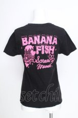 画像2: Banana Fish / プリントTシャツ  黒 S-26-08-21-1056-PU-TO-AS-ZS (2)