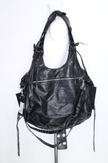 画像2: REFLEM / 2WAY PUレザーショルダーバッグ  黒 S-26-08-21-1015-PU-BG-AS-ZS (2)