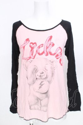 Preview of くまラグラントップス  ピンクｘ黒