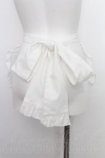 画像4: axes femme kawaii / mikkoコラボ刺繍エプロン  白 S-26-08-21-001-AX-SK-AS-ZS (4)