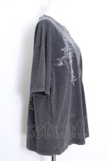 画像3: REFLEM / ジップデザイン加工半袖Tシャツ  グレー S-26-08-22-025-PU-TO-AS-ZS (3)