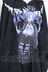 画像2: TRAVAS TOKYO / 「.」コラボイラスト加工ジップパーカー  黒ｘ青 S-26-08-22-026-PU-JA-AS-ZS (2)