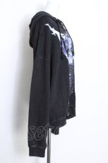 画像3: TRAVAS TOKYO / 「.」コラボイラスト加工ジップパーカー  黒ｘ青 S-26-08-22-026-PU-JA-AS-ZS (3)