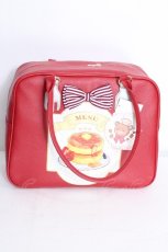 画像1: Avail / MA*SA*ホットケーキボストンバッグ  赤 S-26-08-22-005-LO-BG-AS-ZS (1)