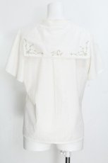 画像3: axes femme POETIQUE / シエルエトワール刺繍襟ブラウス  オフ S-26-08-22-009-AX-BL-HR-ZS (3)
