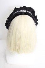 画像3: LOLITA / カチューシャ  黒ｘ白 S-26-08-22-003-LO-AC-AS-ZS (3)