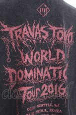 画像5: TRAVAS TOKYO / ピアス付イラスト加工半袖Tシャツ  グレーｘ赤 S-26-08-22-023-PU-TO-AS-ZS (5)