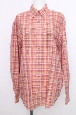 画像1: Karl Helmut / チェック長袖シャツ  レッド系 S-26-08-23-039-EL-BL-HR-ZS (1)