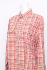 画像3: Karl Helmut / チェック長袖シャツ  レッド系 S-26-08-23-039-EL-BL-HR-ZS (3)