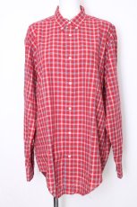 画像1: Karl Helmut / チェック長袖シャツ  レッド系 S-26-08-23-040-EL-BL-HR-ZS (1)