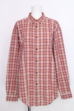 画像1: Karl Helmut / チェック長袖シャツ  レッド系 S-26-08-23-044-EL-BL-HR-ZS (1)