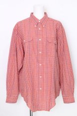 画像1: Karl Helmut / チェック長袖シャツ  レッド系 S-26-08-23-049-EL-BL-HR-ZS (1)
