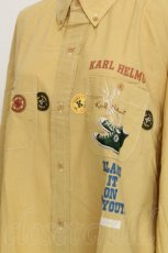画像3: Karl Helmut / ワッペンシャツ  イエロー S-26-08-23-011-EL-TO-HR-ZS (3)