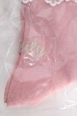 画像4: Emily Temple cute / ロゴレースソックス  ピンク S-26-08-24-007-ET-ZA-AS-ZS (4)