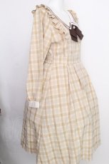 画像3: axes femme POETIQUE / パペトゥリー刺繍ワンピース  ベージュ S-26-08-24-042-AX-OP-AS-ZS (3)