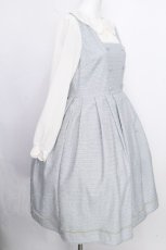 画像3: Emily Temple cute / Sugar Tweedワンピース  サックス S-26-08-24-044-ET-OP-AS-ZS (3)