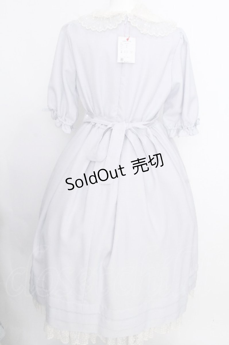 画像2: Melody BasKet / Melody BasKet×青木美沙子　Ribbonワンピース M サックス S-26-08-24-045-LO-OP-AS-ZS (2)