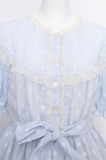 画像4: Melody BasKet / ドビードットワンピース  サックス S-26-08-24-046-LO-OP-AS-ZS (4)