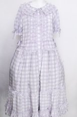画像1: Emily Temple cute / Petit Rubanドレス  ラベンダー S-26-08-24-050-ET-OP-AS-ZS (1)
