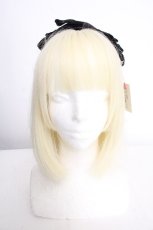 画像1: Emily Temple cute / レースリボンカチューシャ  黒 S-26-08-24-012-ET-AC-AS-ZS (1)