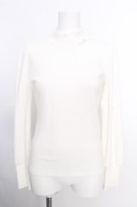 画像1: MILK / フリルハイネックtops  オフ S-26-08-24-016-ML-TO-AS-ZS (1)