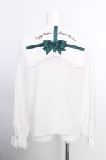 画像2: Amavel / Present Ribbon ブラウス  グリーン S-26-08-24-018-CA-BL-AS-ZS (2)